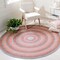 Safavieh 7 x 7 ft. Cape Cod Round Area Rug, Pink & Blue CAP241U-7R - alternate 3
